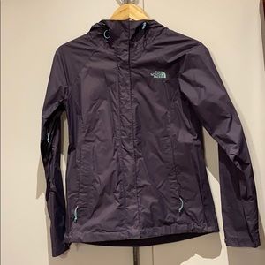 North Face Light Purple Rain Coat